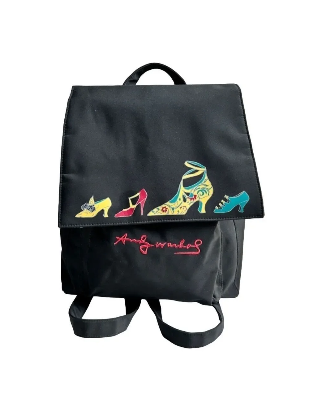 Andy Warhol Backpack with Shoe Graphics